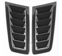 Presa d'Aria Decorativa Compatibile Con Focus Per RS MK2 2 Pezzi Prese D'aria Per Cofano Auto Ricambi Accessori Modifica Sostituzione(Simulated carbon)