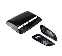 Presa D'aria Del Cofano 3 Pezzi Universale Turbo Cofano Aspirazione Del Flusso D'aria Cappuccio Scoop Sfiato Cofano Coperture Decorative Centro Lato Uscita Aria Cappuccio Cofano Scoop