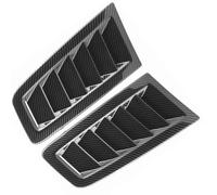 Presa D'aria del Cofano Compatibile Con Ford Per Focus RS MK2 Style 2 Pezzi Parte Esterna Del Cofano Motore Anteriore Dell'auto(Black 2)