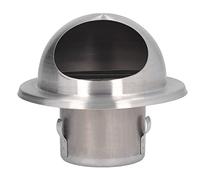 Presa d'aria esterna a becco di civetta in acciaio inox, uscita di sfiato a parete per cappa di scarico aria fresca esterna, uso decorativo, dimensioni 60, diametro esterno 117 mm