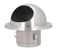 Presa d'aria in acciaio inossidabile, copertura di ventilazione con griglia rotonda riutilizzabile Installazione semplice 60 mm/2,4 pollici Elevata durezza Durevole per scarico a parete