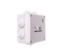 Presa d'aria industriale n/t 129x129x61 con 7 raccordi acceleratore IP55 grigio 2701-02 Cappa elettroplastica 5902431691596