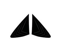 Presa D'aria Laterale Feritoia Copertura Persiana Lunotto Posteriore Per Mercedes Per Benz GLC Coupe C253 2016-2022 Visiera parasole auto(Nero lucido)