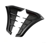 Presa d'aria laterale per cofano motore per modifiche costruite in ABS con architettura di aspirazione alettata per supportare l'efficienza del flusso e la continuità del design (nero)