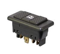 Presa d'aria per cofano 2 Pezzi Interruttore Automatico Per Finestrino Elettrico Pulsante DPDT A 6 Pin Con Verde 20A 12VDC Per Veicolo Camion Auto