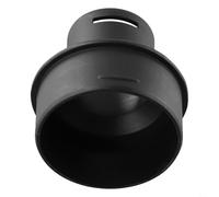 Presa d'aria piatta per Eberspacher per riscaldatori Webasto, connettore per tubo di condotta del riscaldatore diesel da 42 mm a 75 mm, adattatore di uscita dell'aria in plastica nera per camper e