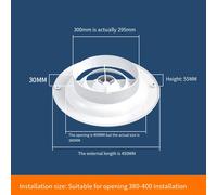 Presa d'aria regolabile facile pulizia design compatto facile da installare per [EEK: A]