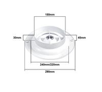 Presa d'aria regolabile per interno riduzione rumore riduzione rumore materiale [EEK: A]