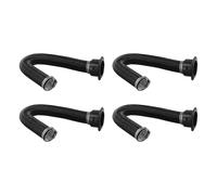 Presa D'Aria Riscaldamento Condotto 4x Lamina di Alluminio + Plastica Auto for