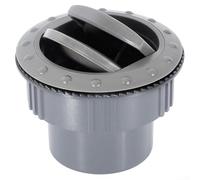 Presa d'aria rotonda da 60 mm A/C, accessori di ventilazione in ABS nero per camper, autobus, barca, yacht, design leggero per vari sistemi di climatizzazione interni