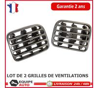 Griglia Ventilazione Diffusore Aria Sistema Sinistra Destra Clio II 98-06 Nero