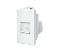 Presa Dati LAN RJ45 Cat5e UTP bianca compatibile anche con BTicino Matix