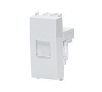 Presa Dati LAN RJ45 Cat5e UTP bianca compatibile anche con Vimar Plana