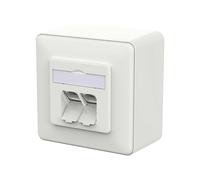 PRESA DATI METZ RJ45 EDAT Cat.6A, 10 Gigabit, 2 Porte eth.