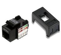 Presa dati RJ45 compatibile per GEWISS SYSTEM SERIE 20 NERA