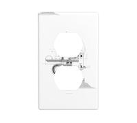 Presa decorativa da parete HHGFASD astratta architettura modello decorazione domestica flessibile ed elastica per cucina soggiorno camera da letto
