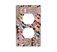 Presa decorativa da parete piastra VVXBHGR pasquale coniglietto impronte stampe decorazione della casa flessibile ed elastica per cucina soggiorno camera da letto