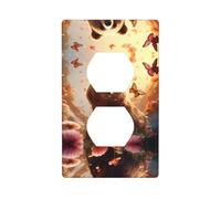 Presa decorativa piastra da parete AKGFFDS Heads Up Bear stampa decorazione domestica flessibile ed elastica per cucina soggiorno camera da letto