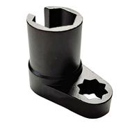 Presa del sensore di ossigeno - Rimozione del sensore di ossigeno veicolo | Offset O2 Sensoors Socket | Wheel Puller Wires Gates | Costruito con un lato molibdeno cromato ad alte prestazioni per preve
