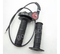 Presa dell’acceleratore - Huopu 1/4 di giro - azione rapida - manico nero e cavo - per pit bike ATV