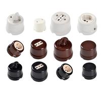 Presa Deviatore Interruttore Scatola Porcellana Vintage per Impianti Elettrici [EEK: Conforme]
