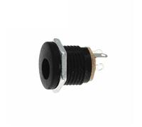 Presa di alimentazione CC DC-022 5,5x2,1 mm, 3 pin, connettore CC con dado a vite, 5,5x2,1 mm, foro rotondo, pannello di interfaccia, 10 pezzi(10 PCS 5.5X2.1MM)
