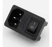 Presa di alimentazione IEC 320 C14 con fusibile, interruttore CA, 5 pezzi(7)