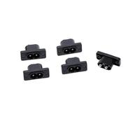 Presa di alimentazione IEC320 C8 nera a 2 terminali Presa interruttore CA 250 V 2,5 A(5pcs)