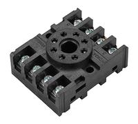 Presa di base in plastica PF083A per relè di tempo AH3 8 pin, Base del relè a 8 buche rotonda