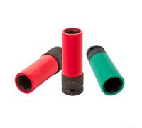 Presa di bloccaggio da 21 mm per Kia e presa da 17 mm per auto Benz con design a forma di fiore per fissare le ruote e facilitare la manutenzione degli pneumatici (17 mm)