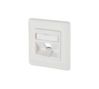 PRESA DI CONNESSIONE KEYSTONE METZ Presa a muro, Moduli Keystone standard, Bianco puro