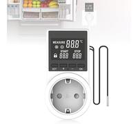 Presa di controllo digitale della temperatura, termostato digitale con sonda per riscaldamento, interruttore di temperatura, 100 - 250 V, per serra, acquario
