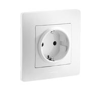 Presa di corrente 2P+T Schuko bianca - Gamma Caly - DEBFLEX 749515