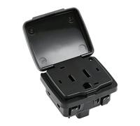 Presa di corrente ABS AUX nera 110V 150W per Ford F150 console centrale BC3Z19N2