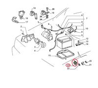 PRESA DI CORRENTE BATTERIA FIAT TEMPRA - TIPO ORIGINALE 7700720