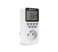 Presa di corrente con timer digitale plug-in, 20 timer programmabili, accensione/spegnimento, programmi 24 ore su 24 e 7 giorni / 7, conto alla rovescia (AC 220 V, 16 A, 3600 W)