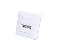 Presa di corrente da incasso 2x RJ45 Cat6a 10G, STP 771917