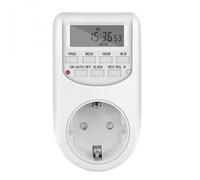 Presa di corrente digitale con timer e spina UE, risparmio energetico, timer da cucina regolabile, presa programmabile