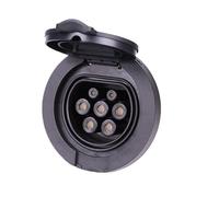 Presa di corrente femmina tipo 2 IEC 62196-2 32A 1 fase 3 fasi 4 punti stazione di ricarica fissa for veicoli CA(22KW 32A 3P)