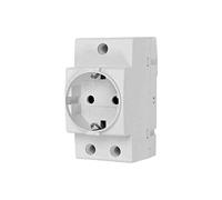 Presa di corrente modulare F/TL 16A, ideale per impianti elettrici e collegamenti sicuri in casa e uffici.