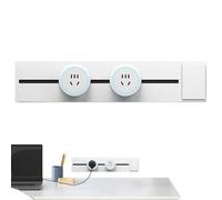 Presa di Corrente Multipla - Adattatore Binario Elettrico,Adattatori di Presa di Corrente Mobili e Staccabili per Hotel Dormitorio Soggiorno Casa Studio Appartamento Cucina Scuola Posto di Lavoro