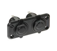 Lampa – Presa accendisigari doppia EXT-2, montaggio ad incasso 12/24V impermeabile max 20A