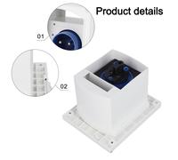 Presa di corrente robusta per roulotte 16A 230V impermeabile installazione a fil
