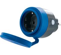 PRESA DI CORRENTE SCHWAIGER SOAW0044 - Adattatore Wi-Fi per esterno, Compatibile con Google Assistant e Amazon Alexa