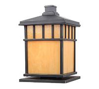 Presa di Fabbrica Tradizionale Parco Garage Esterno Esterno E27 Post Lanterna Lampada da Notte Lampada da Parete Luce retrò Vintage Industriale Impermeabile IP65 Luci a Colonna Paralume in Vetro