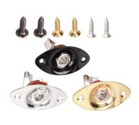 Presa di Ingresso per Chitarra Elettrica Ovale, 3 Set, Lega di Zinco | Ricambio per Basso e Chitarra Elettrica, Lavorazione Professionale, Installazione Semplice