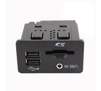 Presa Di Ingresso USB AUX Compatibile Con Ford Per Fusion Per Explorer Per Ranger C1BT-14F014-AE Interfaccia Audio AUX Con Lettore Di Schede SD