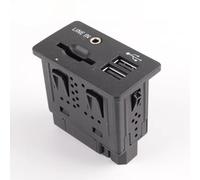 Presa Di Ingresso USB AUX Interruttore Per Auto USB AUX Compatibile Con Ford Per Fusion 2013 Interfaccia Audio AUX Con Lettore Di Schede SD FL3T-14F014-AA C1BT14F014AE