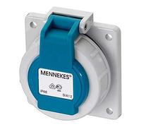 Presa di montaggio SCHUKO 16A2p+E 230V IP68 BL MENNEKES 17006
