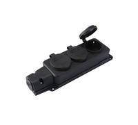 Presa di prolunga impermeabile resistente per esterno con copertura antipioggia